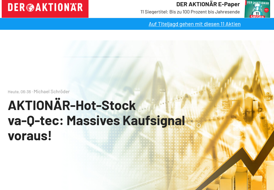 va-Q-tec Aktie (WKN: 663668) 1258644