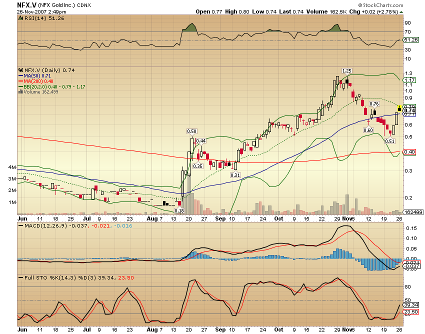 NFX Gold Inc. 133116