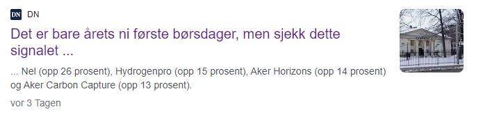 HydrogenPro der Player für Clean Energy, Norwegen 1351513