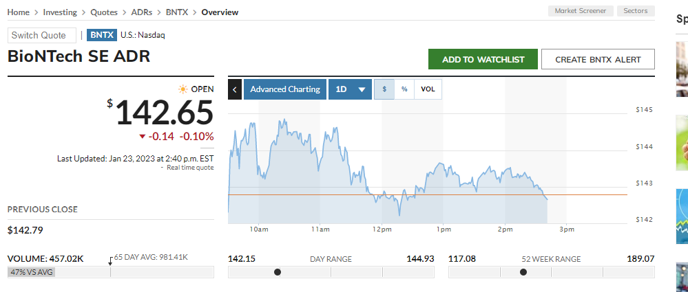 Biotech-Star BioNTech aus Mainz 1352976