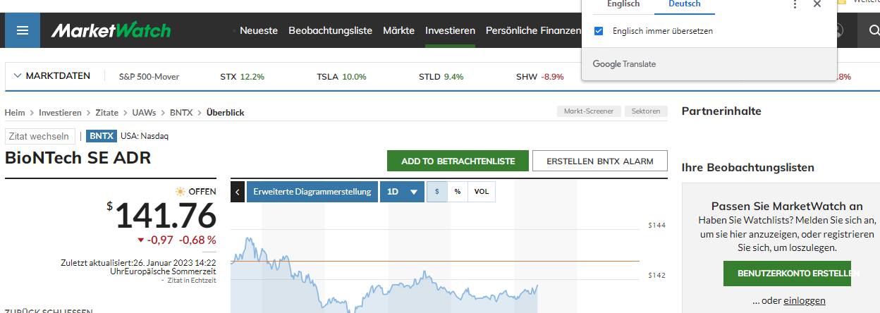 Biotech-Star BioNTech aus Mainz 1353610