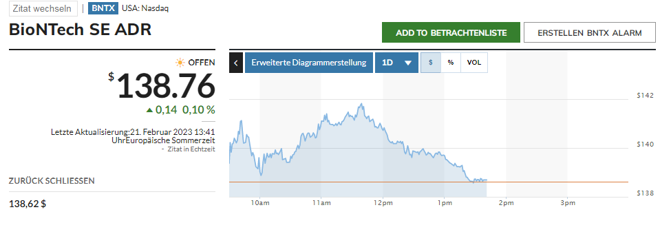 Biotech-Star BioNTech aus Mainz 1358505