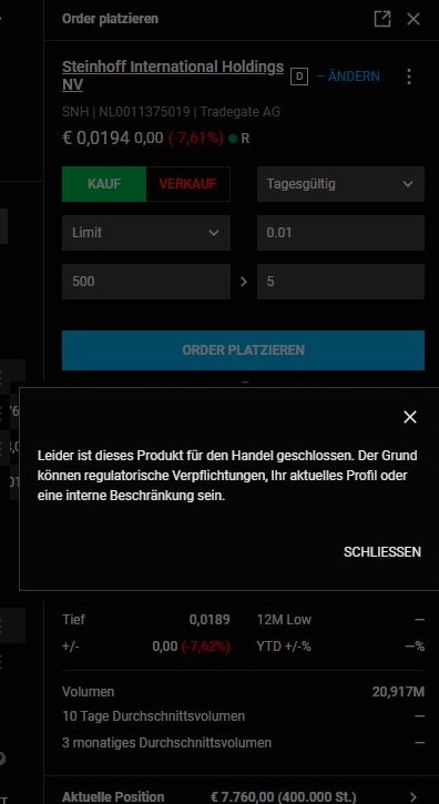 Steinhoff Informationsforum 1360270