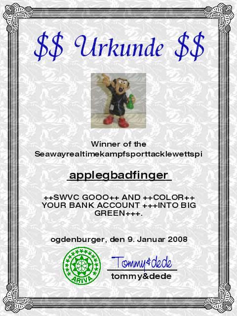 Leute schnell noch positionieren! 140767