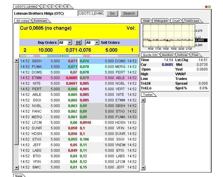 Lehman Brothers Holdings Inc. (LEH) 302265