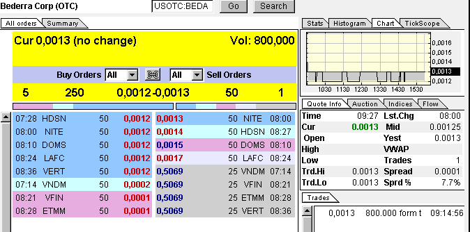 Bederra Corporation 318303