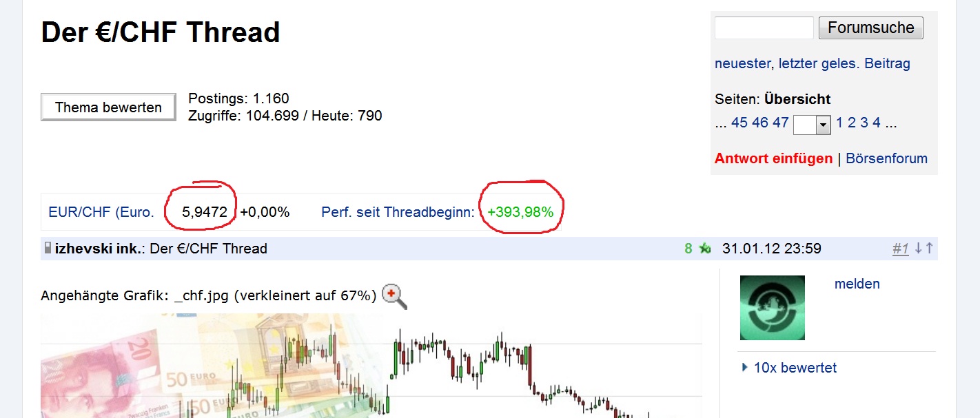 Der €/CHF Thread 498841