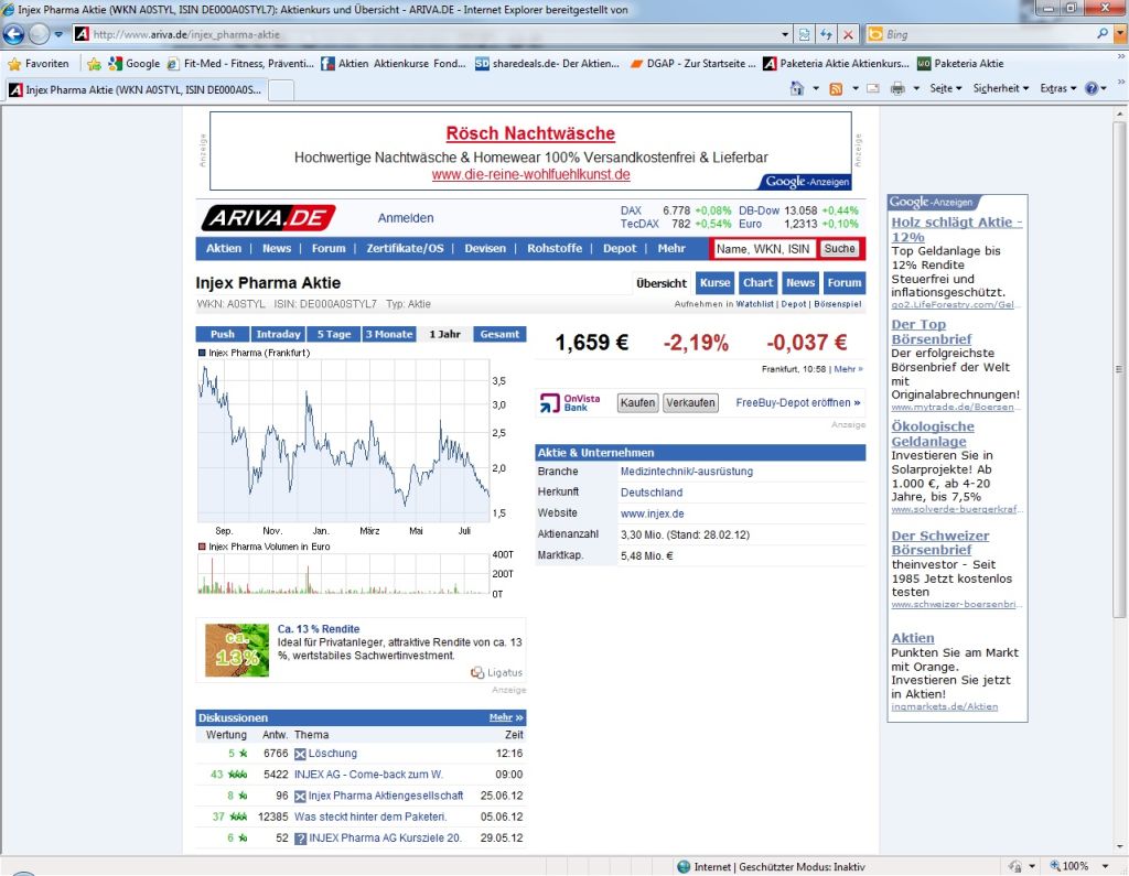 Injex AG - Wahrheit und Träumerei 526909