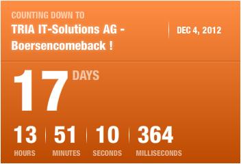 TRIA IT-solutions AG - Die Chance ! 553908