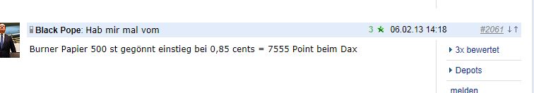 Quo Vadis Dax 2013 - Up, dank Liquidität 576337