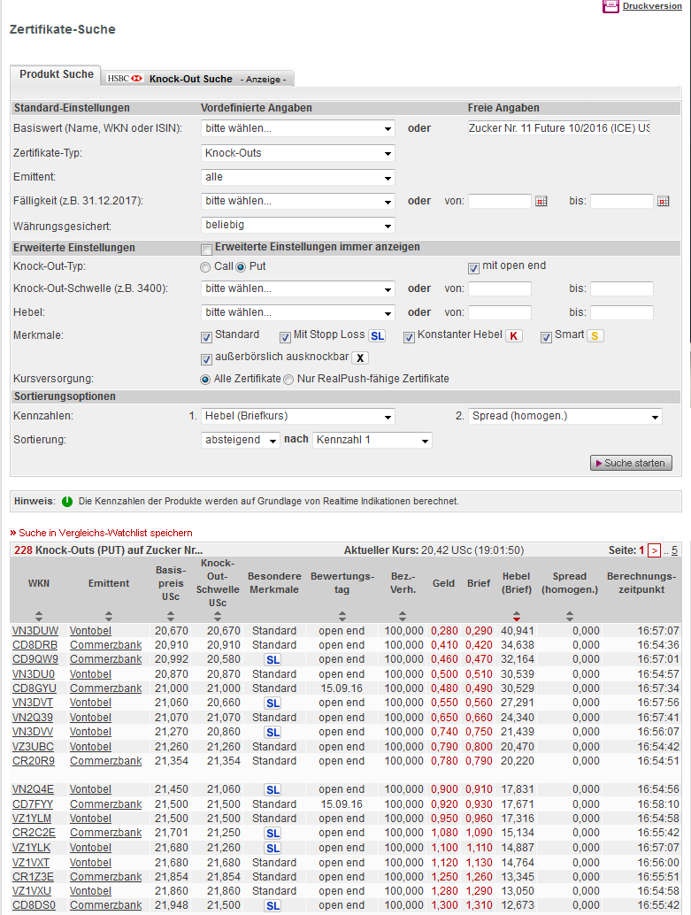 Thread für Kaffee, Zucker und Weizen 934782