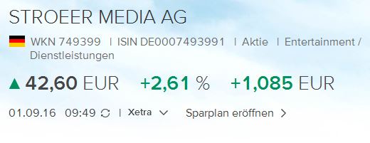 Ströer - Der NEUE M-Dax Star ? 936610