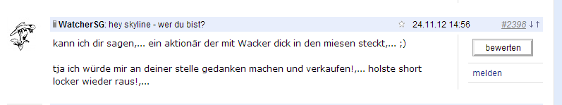 Wacker, eine Kaufgelegenheit 563916