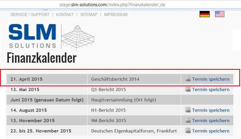 SLM Solutions 793272