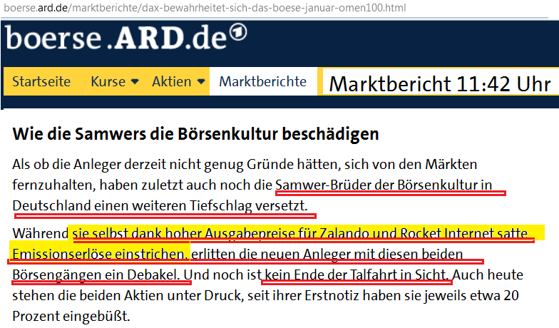 Schrei vor Glück ... (IPO Zalando) 762557