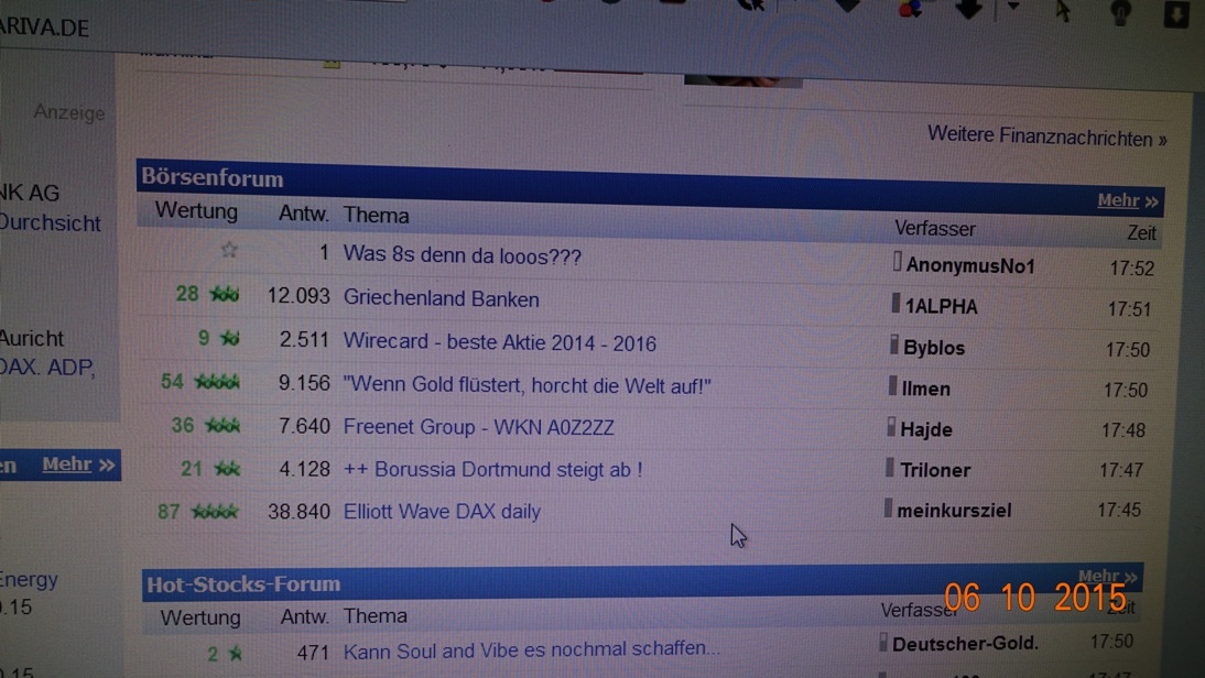 Wenn Gold flüstert, horcht die Welt auf! 863013