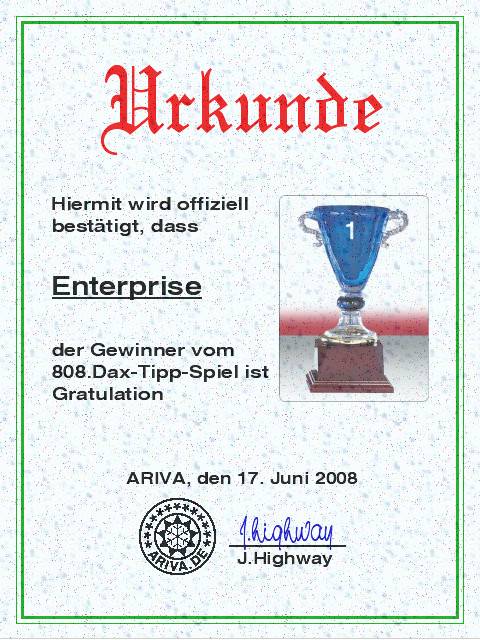 809.DAX Tipp-Spiel, Mittwoch, 18.06.08, 17:45 Uhr 169533