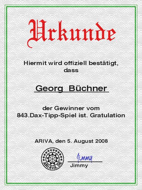 843.DAX-Tipp-Spiel**Mittwoch**06.08.08-17.45 Uhr 178541