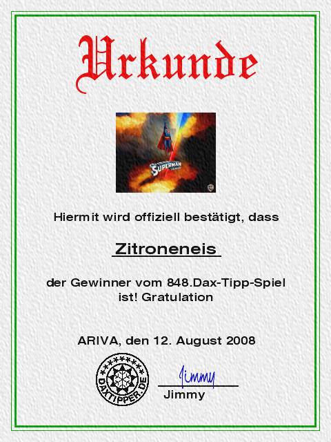 850.DAX-Tipp-Spiel **Do** 14.08.08-17.45 Uhr 179810