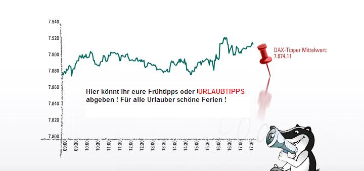 DAX-Tipps für die Urlauber Tippspiel von denkidee 106118