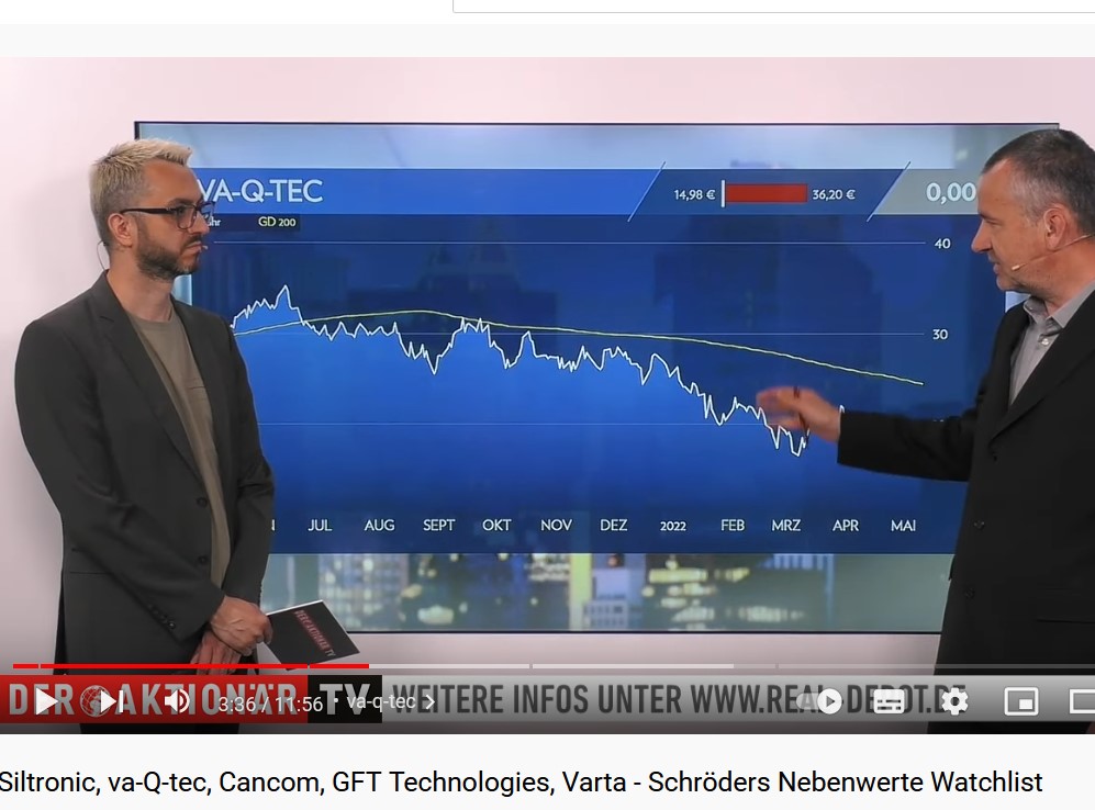 va-Q-tec Aktie (WKN: 663668) 1313909