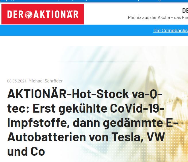 va-Q-tec Aktie (WKN: 663668) 1238896