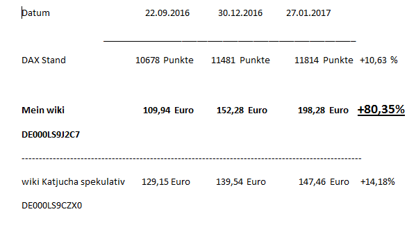 Erstauflage - wikifolio - Trading Baerenstark 967430