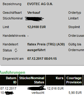 EVOTEC muss getradet werde 1028919