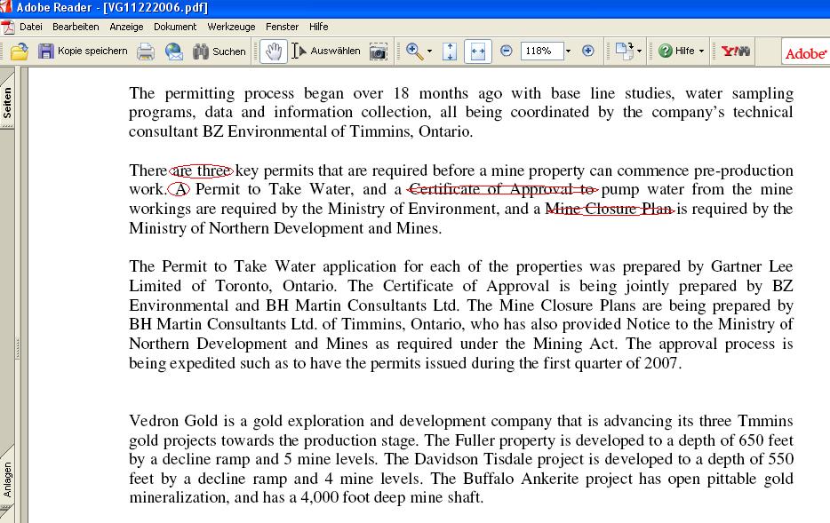 VG Gold ( ISIN: CA9182161021 ) 118892