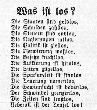 Wenn das Gold redet, dann schweigt die Welt! 810575