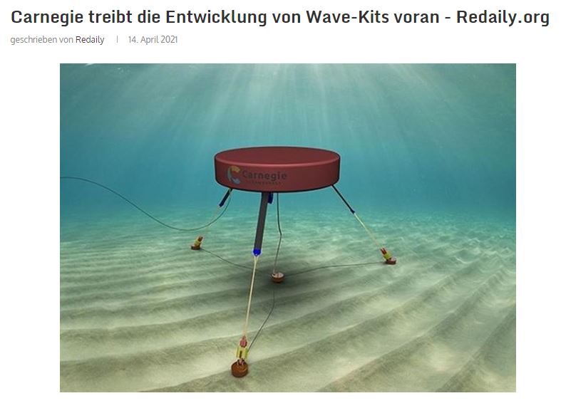 Carnegie Clean E: Netzausbau erneuerbarer Energien 1246721