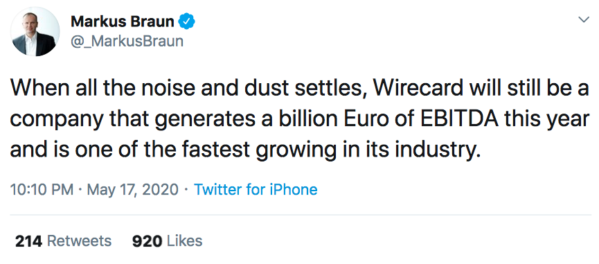 Schlechteste Aktie: Wirecard 2014-2025 1187195