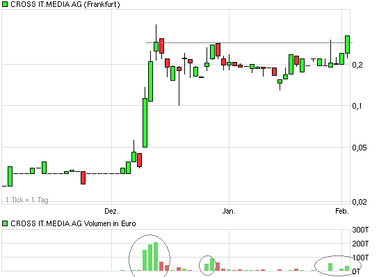 Cross IT Media AG - heute Übernahme ? 377661