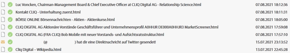 Cliq Digital AG - Turnaroundwette 1360099