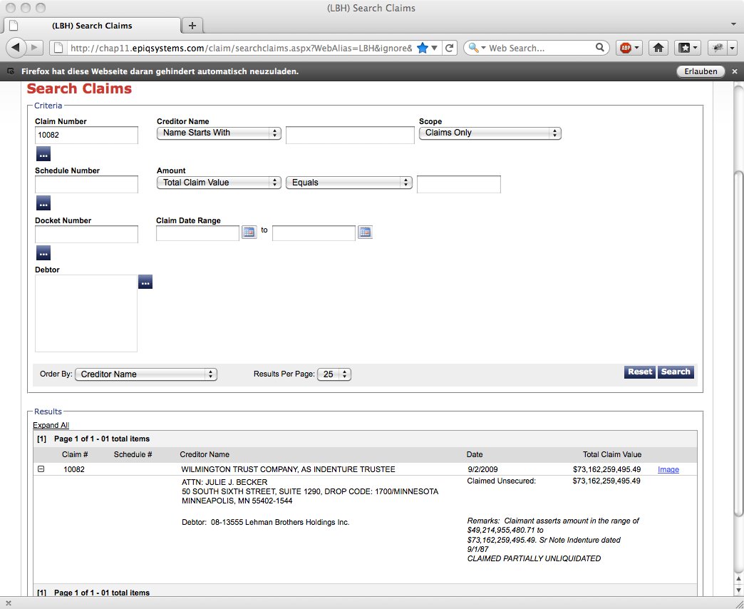 Lehman Brothers Holdings Inc. (LEH) 434369