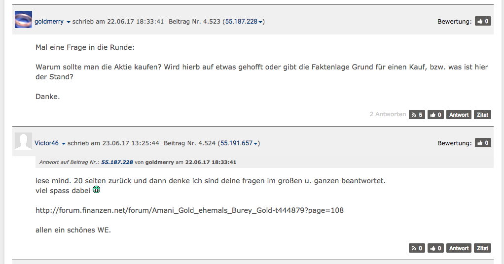 Amani Gold (ehemals Burey Gold) 997752