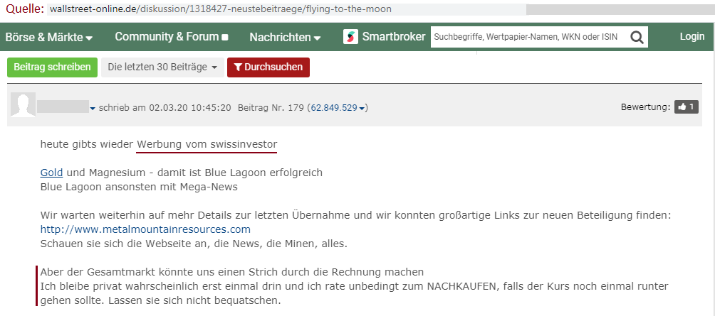 blue lagoon resources inc. 1163530