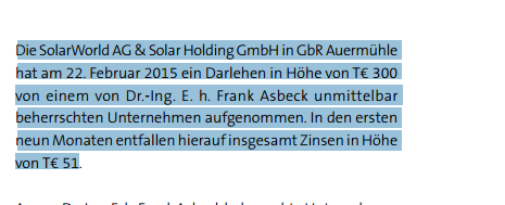 ** News zu SolarWorld ** (SPAM-FREE) 877797