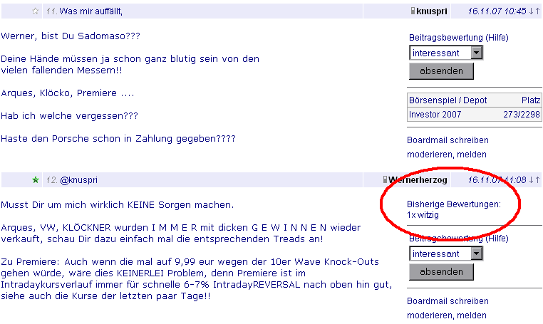 20.000 Premiere zu 10,45 G E K A U F T! 131517