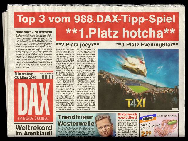 989.DAX Tipp-Spiel Mittwoch,04.03.09.17.45 Uhr 219793