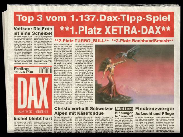 1.338.DAX Tipp-Spiel, Montag, 19.07.10 332524
