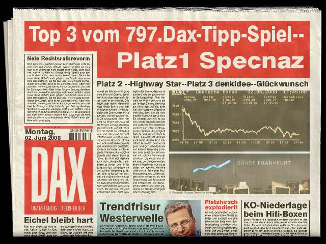 798.DAX Tipp-Spiel, Dienstag, 03.06.08, 17:45 Uhr 166678