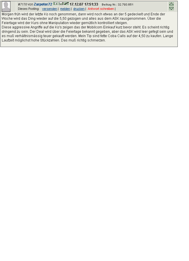 100 % Anstieg - Nachfolgethread! 137106