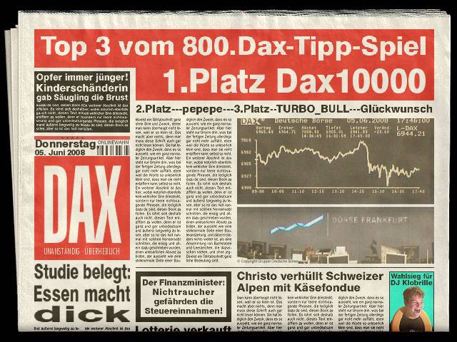 801.DAX Tipp-Spiel, Freitag, 04.06.08, 17:45 Uhr 167408