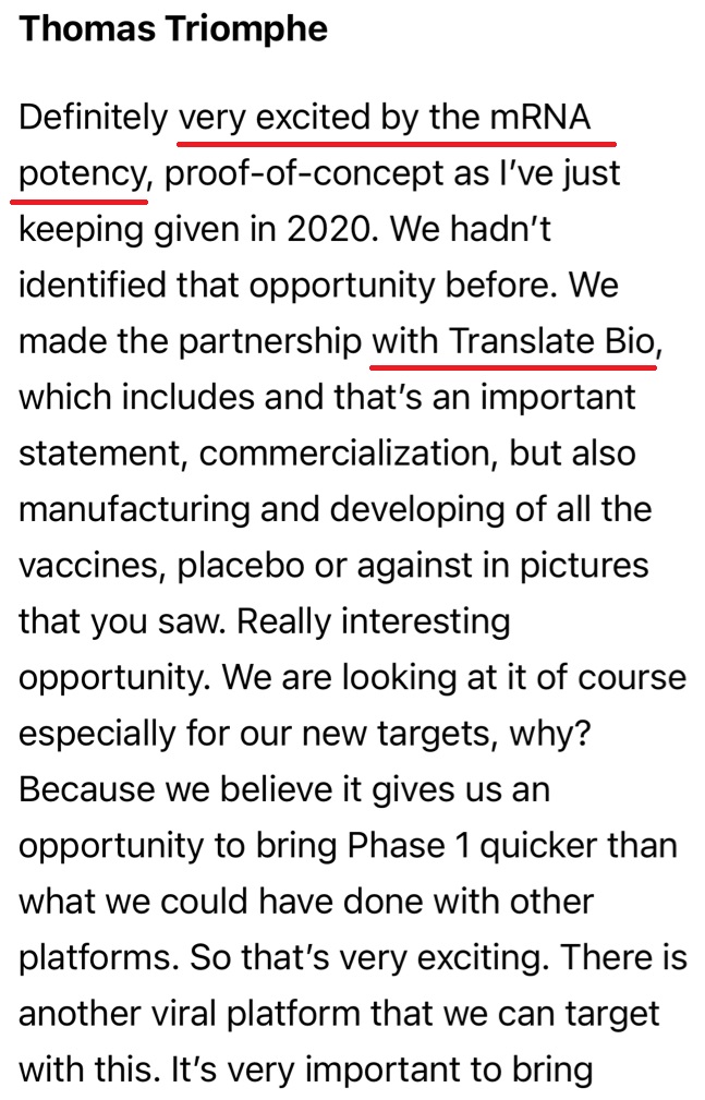 Translate Bio - mRNA der Zukunft? 1226102