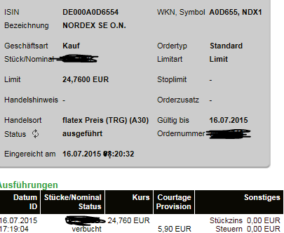 ** News zu Nordex ** (SPAM-FREE) 841761