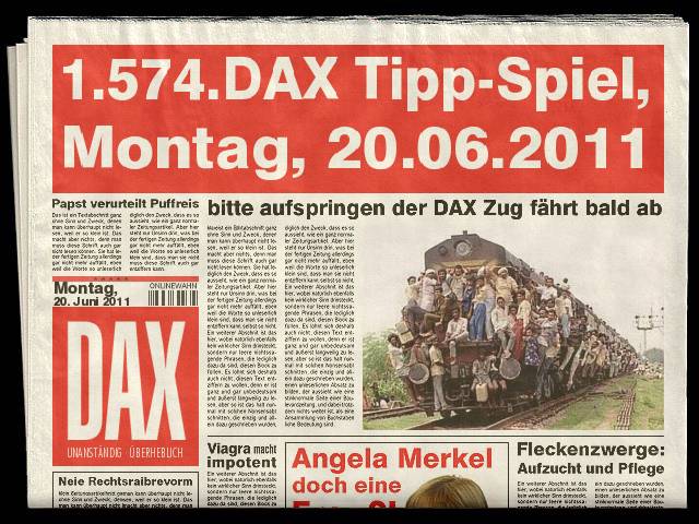 Frühtipper für unser DAX Tippspiel 413069