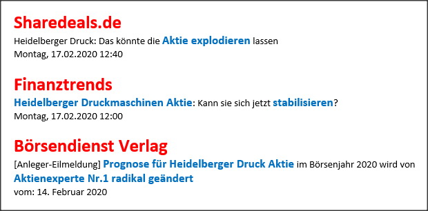 Heidelberger Druckmaschinen wird Gas geben ... 1160599