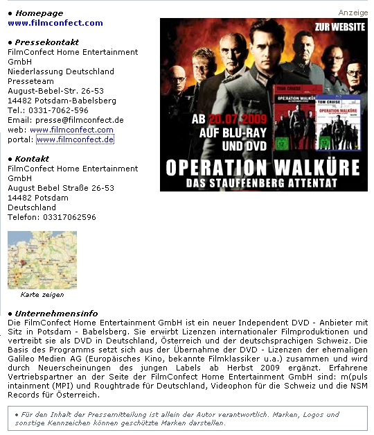 Filmconfect eine Aktie für die Zukunft???? 249333