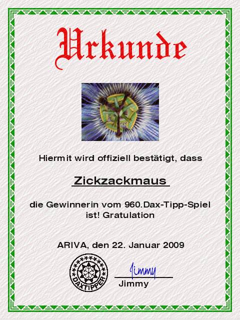 962.DAX Tipp-Spiel,Montag,26.01.09, 17.45 Uhr 212147